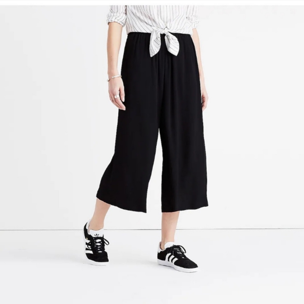 Madewell Wide Leg Paperbag High-Rise Pants